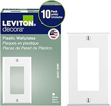 Leviton Decora Plastic Wall Plates White