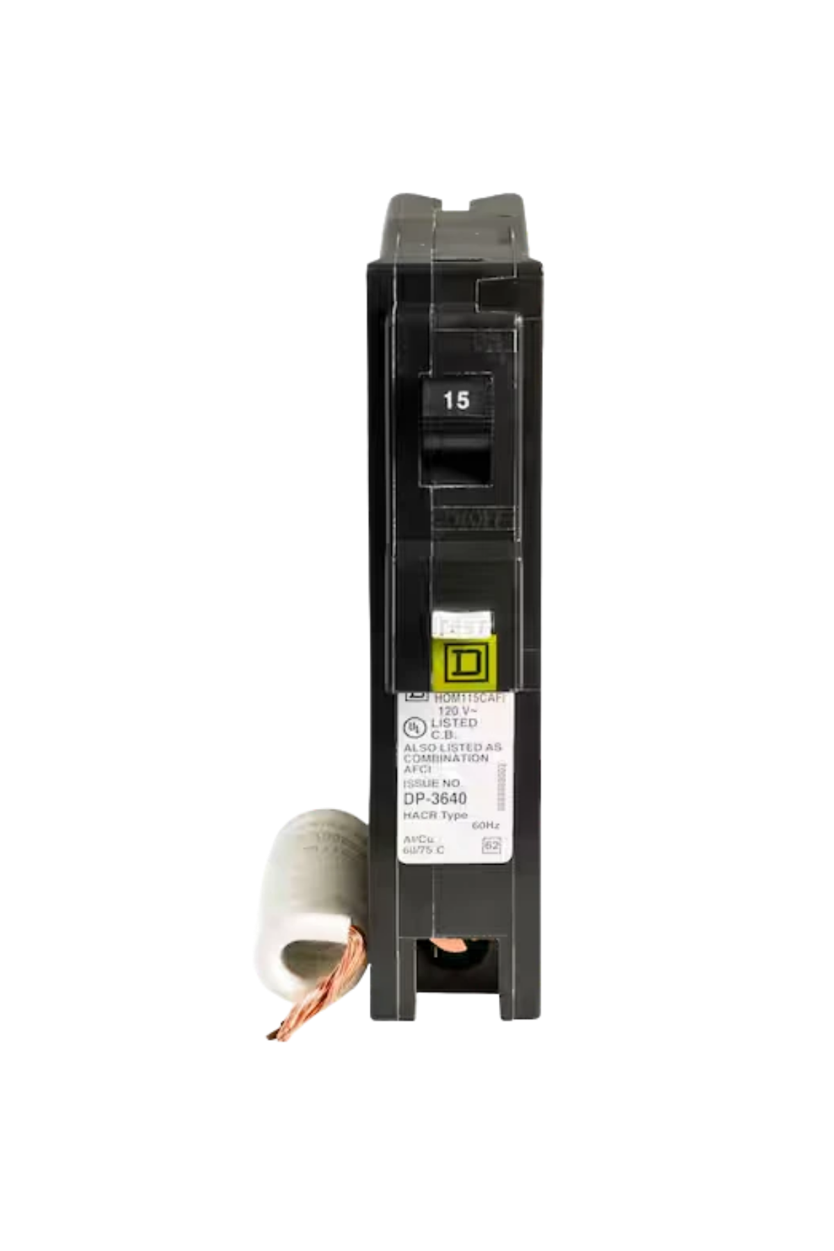 Square D HOM 15 Amp Arc Fault Circuit Breaker