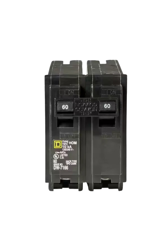 60AMP Square D 2-pole Breaker Type HOM