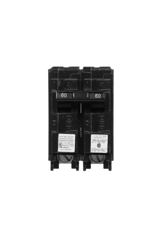 60AMP Siemens 2-pole Breaker Type QPH