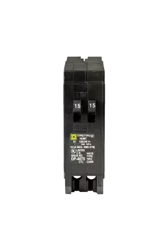 15AMP Square D Tandem Breaker Type HOM