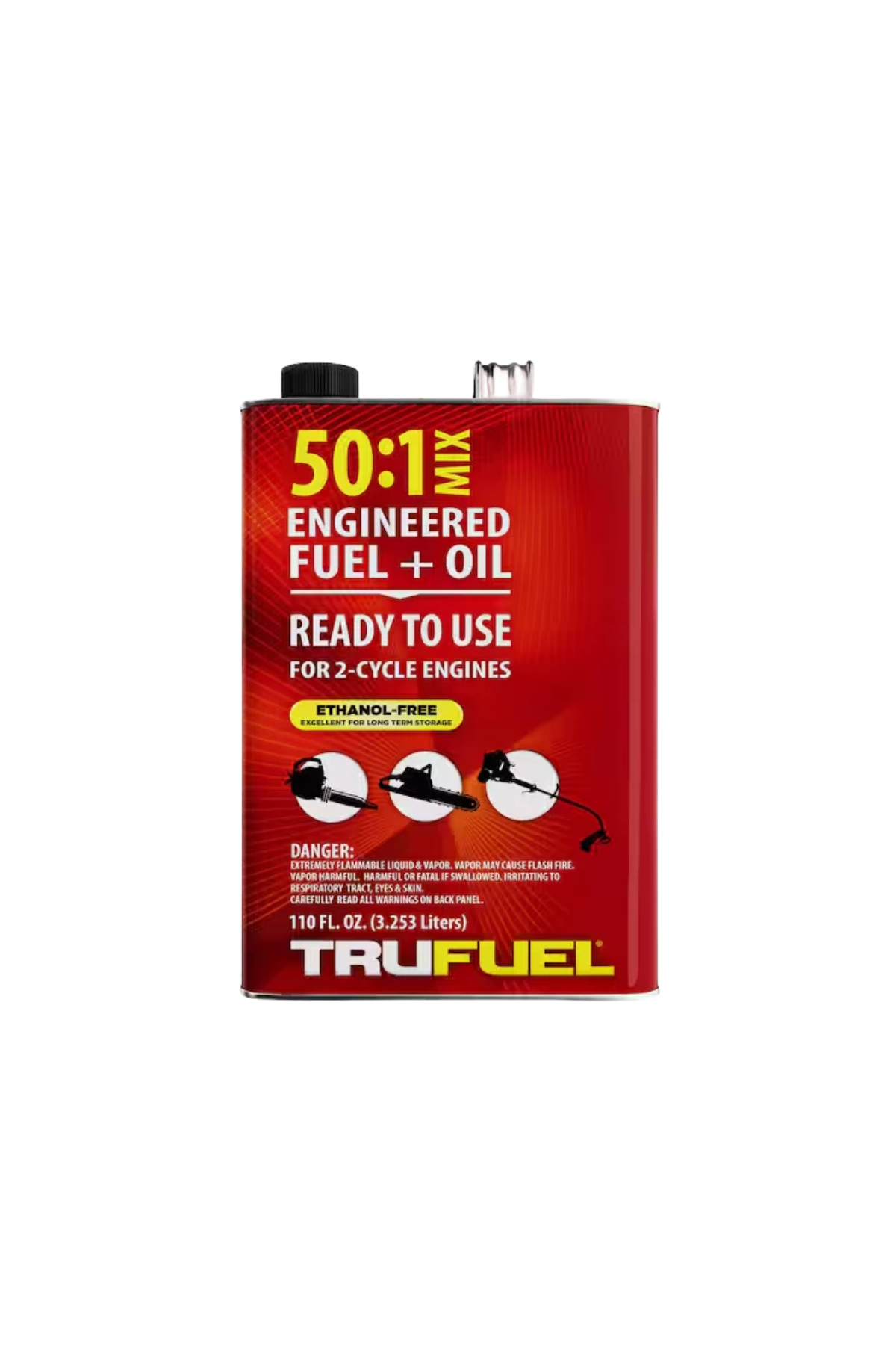 2-Cycle 50:1 Pre-Mixed Fuel and Oil 110 oz.