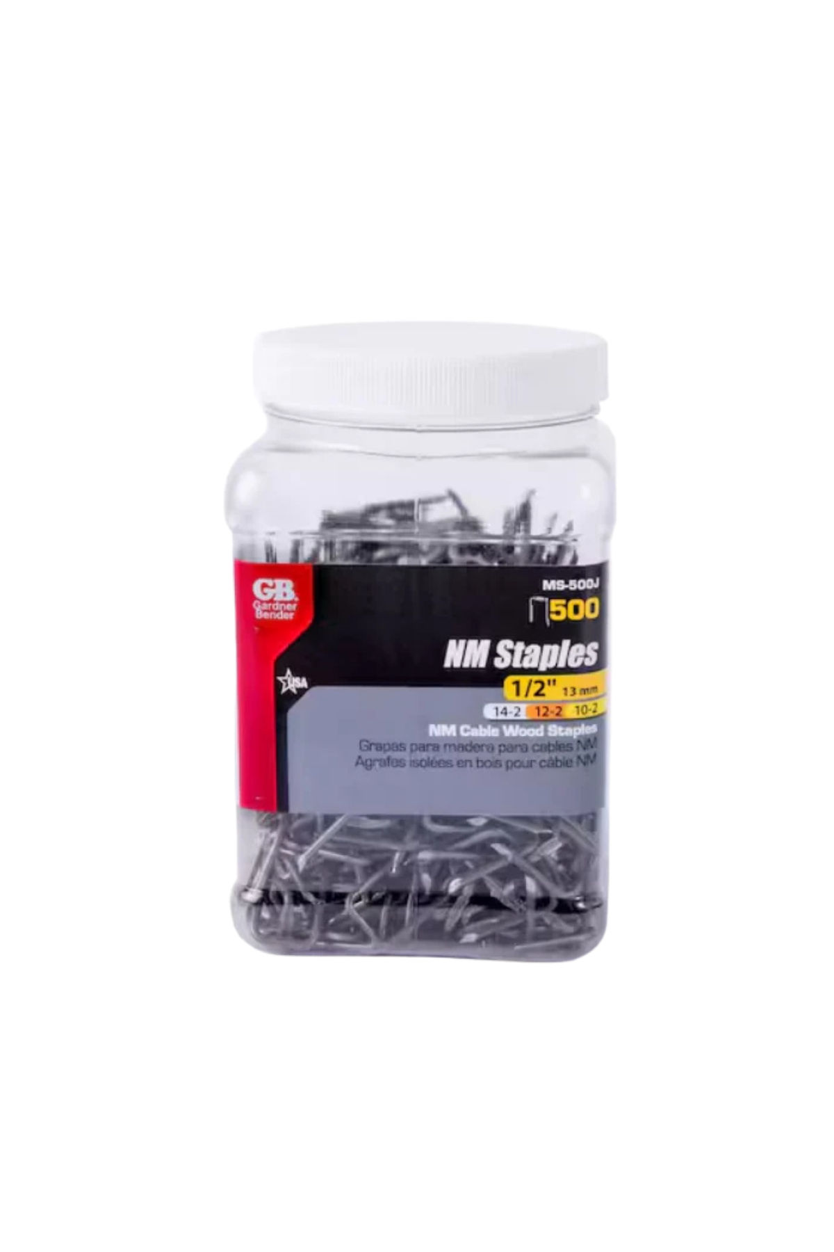 NM Cable Staples Wood 1/2"