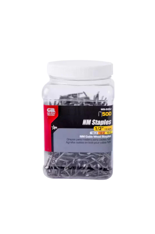 NM Cable Staples Wood 1/2"