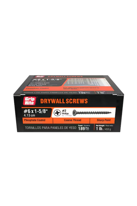 #6 x 1-5/8 in.  Drywall Screws