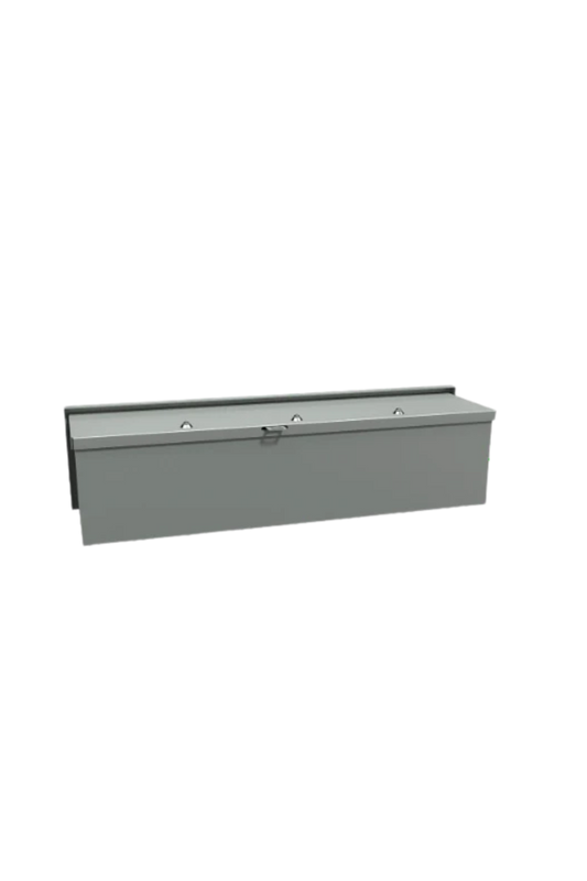 Outdoor 6"x6"x24" Metal Trough