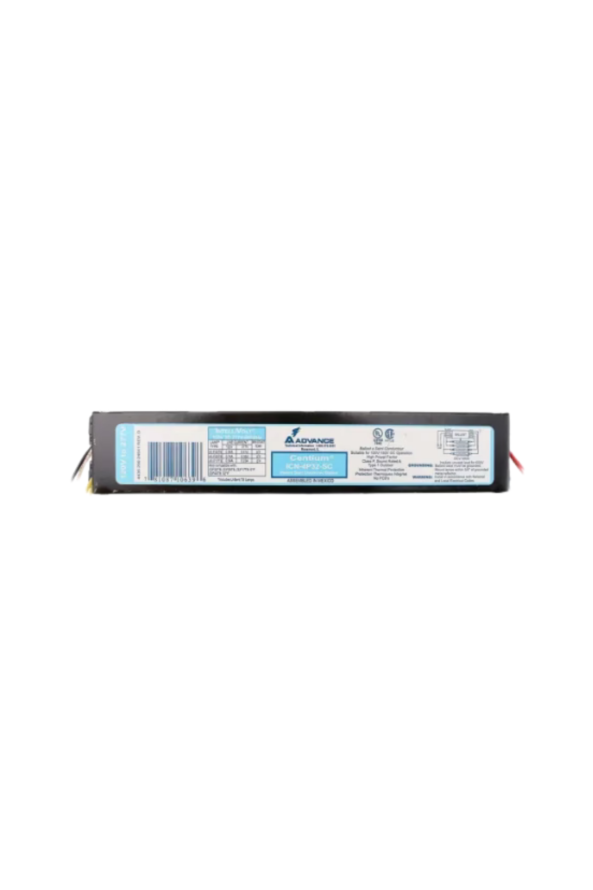 Advance 4-Lamp Ballast 120V To 277V