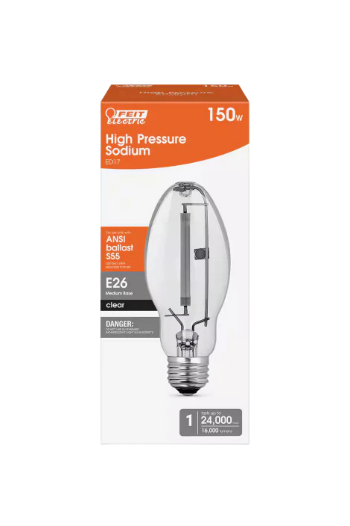High Pressure Sodium E26 Bulb