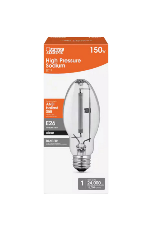 High Pressure Sodium E26 Bulb